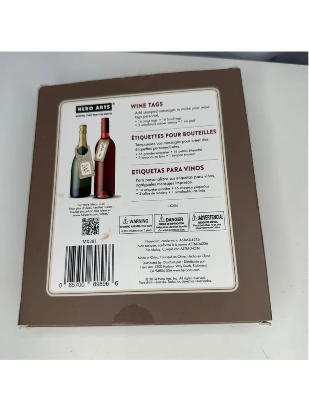 Hero Arts Wine Gift Tags & Stamps DIY Set